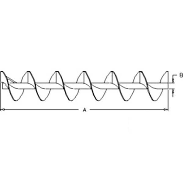 Aic Replacement Parts Auger, Unloading, Vertical Fits International/CaseIH 1640 1644 WN-87325666-PEX - main